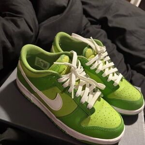 Nike Lime and White Sneakers
